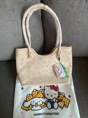 Hello Kitty Sanrio &Tou Tou tote shoulder Bag pink NWT